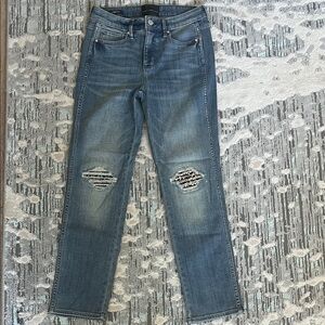 White House Black Market Blue Straight Leg Jeans